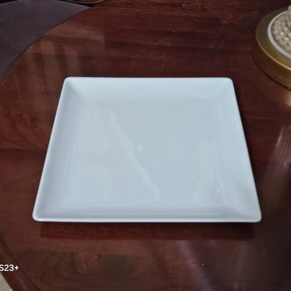 MODERN WILLIAMS SONOMA APILCO ZEN FRANCE PORCELAIN SQUARE DINNER PLATE TRAY DISH - Picture 1 of 9